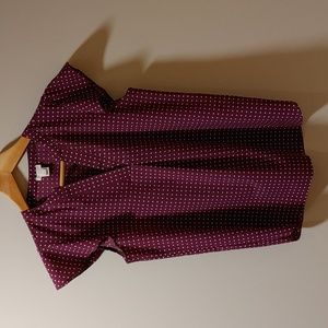 🌞 J. Crew | Polka Dot Blouse with Flutter Sleeves